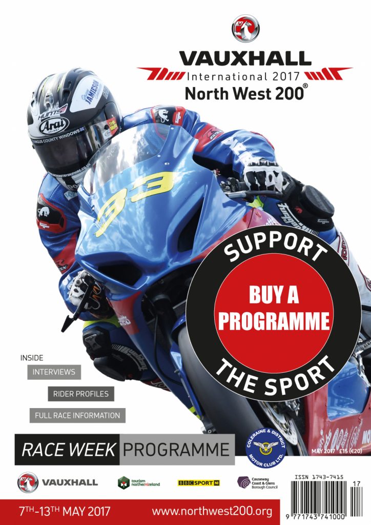 Vauxhall International North West 200 Official Programme Now On Sale